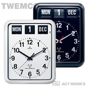 TWEMCO トゥエンコ 掛置兼用 パタパタ時計 フリップクロック