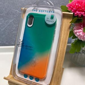 Iphone X スマホケース アイホンケース スマホケース iPhoneケース 日本製 処分 TPU 山歩 染めシリーズ