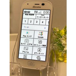 美品 docomo SIMフリー 富士通 らくらくスマートフォン4 F-04J 16GB ブラック★...