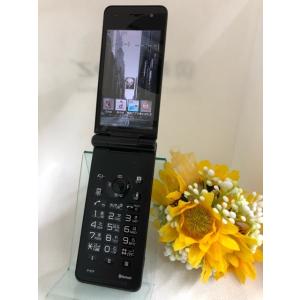 良品 パナソニック P-01F ブラック docomo 折りたたみ型