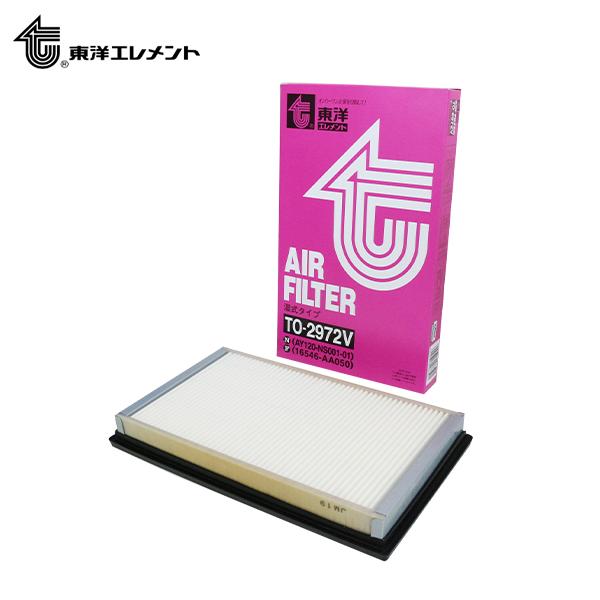 東洋エレメント エアフィルター TO-2972V 日産 スカイラインGT-R  SKYLINE  G...