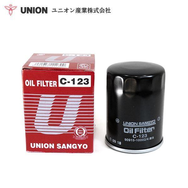 【送料無料】 ユニオン産業 オイルフィルター C-123 トヨタ アベンシス CBA/UA-AZT2...