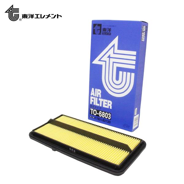 東洋エレメント  TO-6803 スバル サンバー S500J JS510J エアエレメント エアフ...