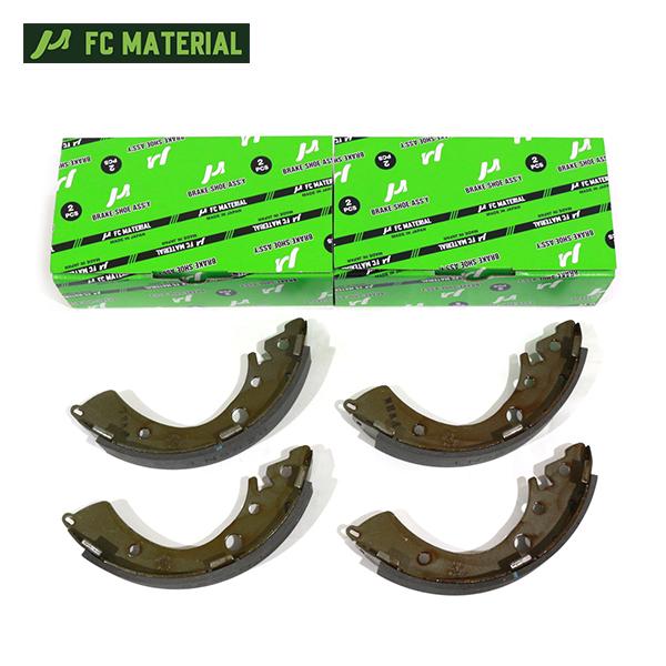FCマテリアル ブレーキシュー 前後セット SN8815-30×2 リア ホンダ ザッツ JD2 ド...