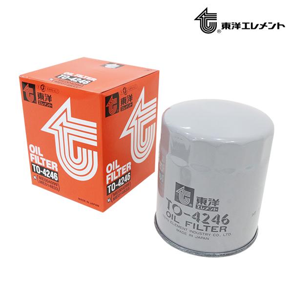 東洋エレメント オイルエレメント TO-4246 ミツビシ キャンター FE435E 1985.09...