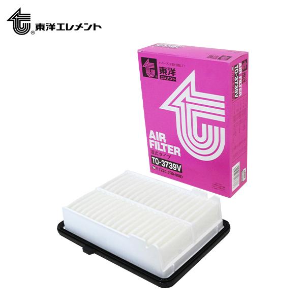 東洋エレメント エアーエレメント TO-3739V ホンダ フリード GT2 2024.06〜 17...