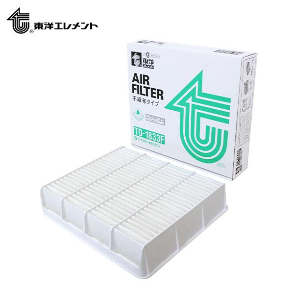 東洋エレメント エアーエレメント TO-1833F トヨタ スープラ JZA80 1993.05〜2...