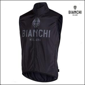 Bianchi MILANO ビアンキミラノ FWベスト PASSIRIA/ブラック/サイクルウエア/4000｜Sサイズの商品画像