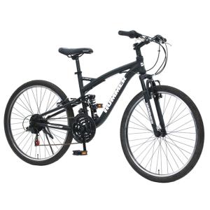 マウンテンバイク 　HUMMER AL-ATB2621Wsus (ブラック) ハマー MOUNTAIN BIKE  Wサス / Black【組立調整済発送】｜ad-cycle
