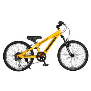 子供用自転車 HUMMER Jr.ATB206-SV (イエロー) ハマー Jr ATB 206 SV マウンテンバイク MOUNTAIN BIKE ジュニア 【組立調整済発送】｜ad-cycle