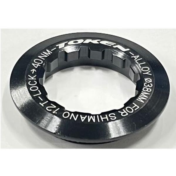 TOKEN （トーケン） 対応シマノ12Tカセット用 TK042S　アルミロックリング / ブラック...