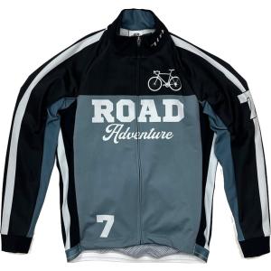 7-ITA（セブン・アイティーエー）メンズ サイクル ウェア 7ITA Road Adventure Wind Jacket Black/Blue ウインドジャケット セブンイタリア｜ad-cycle