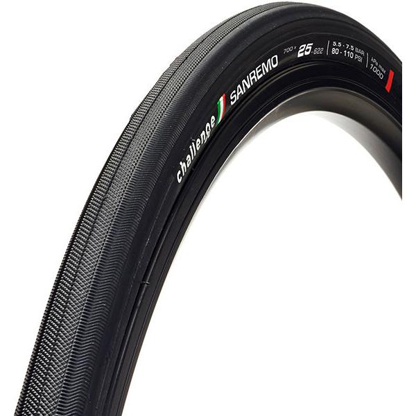 CHALLENGE SANREMO 700X25C クリンチャー (ブラック) チャレンジ サンレモ