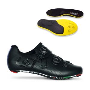 CRONO(クロノ）CR1 Carbonシューズ＋ Maximum Perfomance Insole by SOLESTAR / オールブラック｜ad-cycle