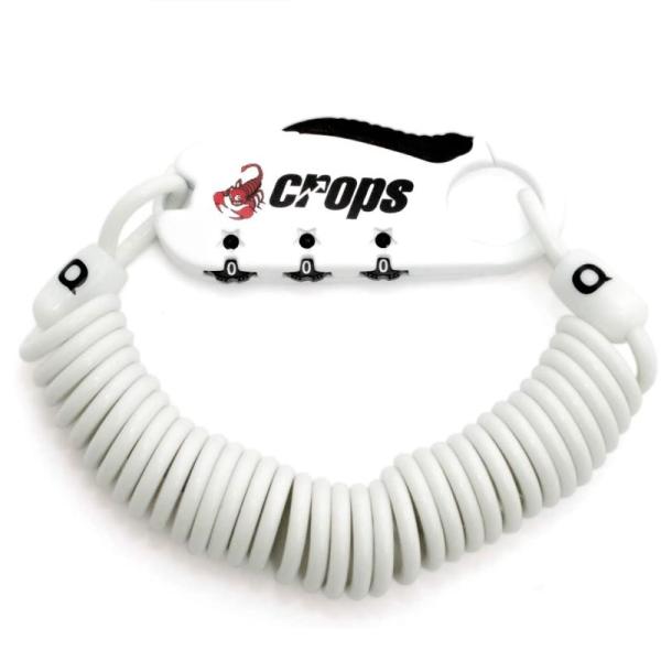 crops(クロップス) Q3 コンパクトワイヤーロック | 3mm×1800mm 3桁ダイヤル C...