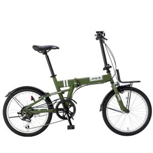 JEEP JE-206G (OLIVE) ジープ JE 206 G 折畳み自転車 フォールディングバイク｜ad-cycle