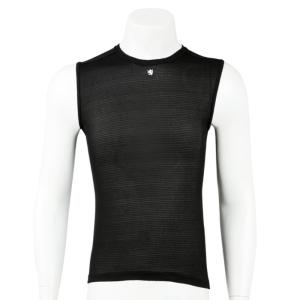 KAPELMUUR (カペルミュール) ノースリーブ　メッシュアンダーウエア　PP100　ブラック / S-M｜ADサイクル通販88