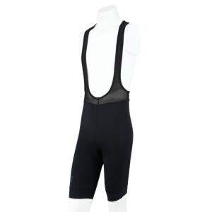 リオン・ド・カペルミュール サイクルビブショーツ グレーロゴ (ブラック) Lion de KAPELMUUR Bib Shorts｜ad-cycle