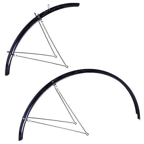 ライトウェイ ダブルステー クロスバイクフルフェンダー 700C用 (グロスブラック) RITEWA...