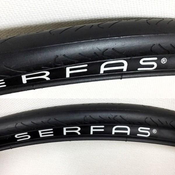 SERFAS(サーファス) 自転車用 タイヤ セカ ロード 700X25C ブラック 728070 ...