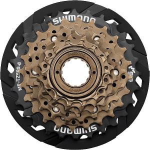 シマノ ターニー MF-TZ500-6-CP ボスフリー スプロケット 14-28T プロテクター付 (X1643) SHIMANO Tourney MF TZ 500 6 CP マルチプルホイール AMFTZ5006428CP