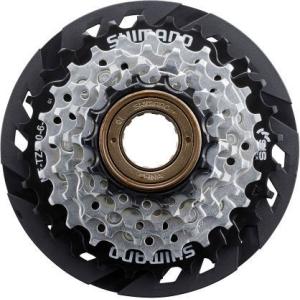 シマノ ターニー MF-TZ510-6A-CP ボスフリー スプロケット 14-28T プロテクター付 (X1939) SHIMANO Tourney MF TZ 510 6A CP マルチプルホイール AMFTZ5106428CP｜ADサイクル通販88