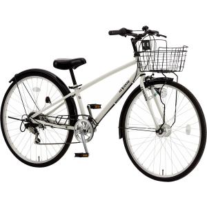 子供用自転車 シオノ レヴァント 24 外装6段 オートライト（スノーホワイト） SHIONO LEVANTO 246 塩野自転車 シティサイクル｜ad-cycle