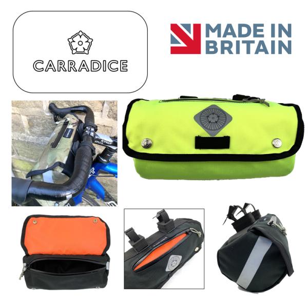 Carradice(キャラダイス) バイクパッキング ハンドルバーバッグ (ネオンイエロー）