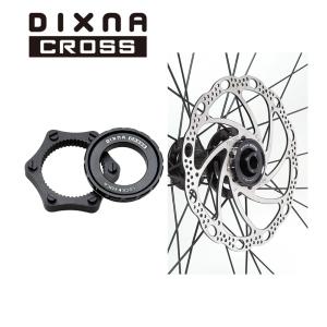 DIXNA(ディズナ) センターロックディスクアダプター BK ブラック｜ad-cycle