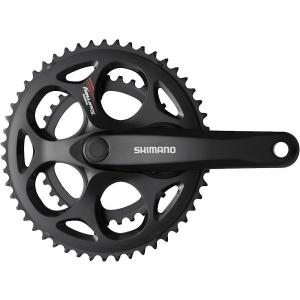 SHIMANO/シマノ　ギアクランク セットブラック 34-50T 170mm チェーンガード無し EFCA070C04X Tourney FC-A070 (x3394)｜ad-cycle