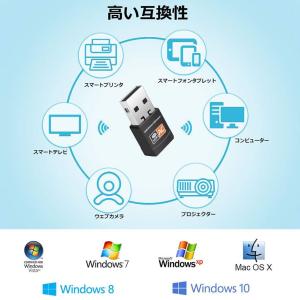 USB WiFi 無線LAN 子機 アダプター...の詳細画像2