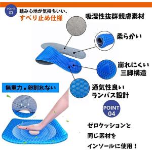 インソール ゼロインソール ジェル ジェルクッ...の詳細画像4