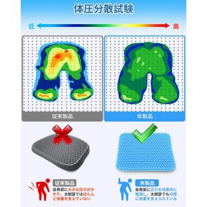 爆買 ゲルクッション 2個セット 第三代 ジェ...の詳細画像5