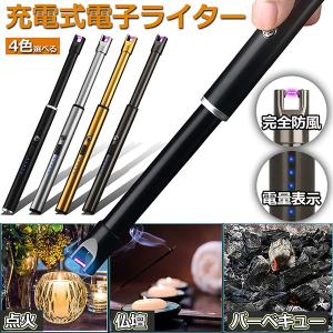 ライター USB充電式 電気 プラズマ 点火用 無炎 ガス