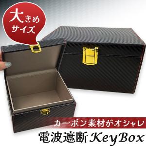 電波遮断 キーボックス キーケース 大サイズ スマートキー リレーアタック 対策 車 盗難 防止 電波遮断ボックス 電波遮断ケース 収納ボッ