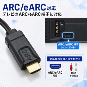 HDMI ARC eARC 変換ケーブル RC...の詳細画像3