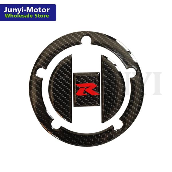 スズキ タンクカバー3Dステッカー カーボンファイバー パッド