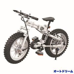 ブロック 自転車 マウンテンバイク 置物 オブジェ 242個 組立 箱なし｜ad0919