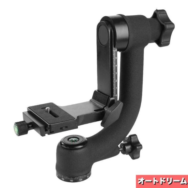 三脚ヘッド パノラマ撮影 360度 一眼レフカメラ用 望遠レンズカメラ用 カメラアクセサリー