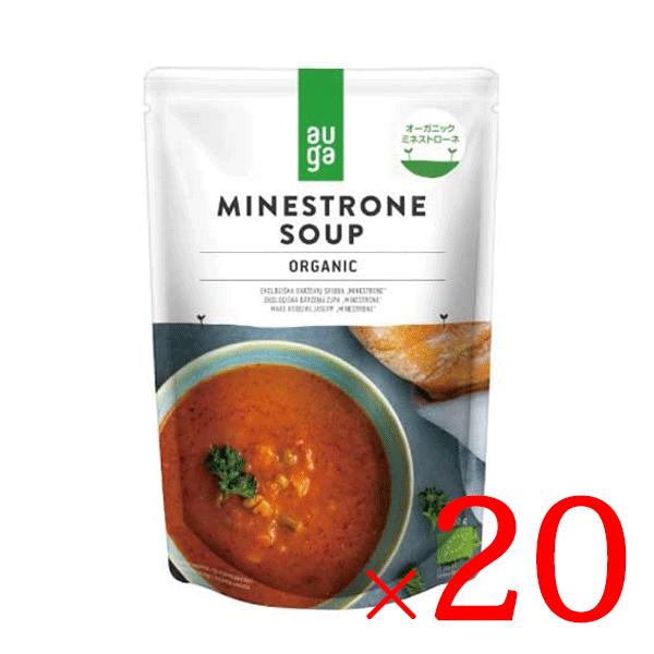 スープ 野菜スープ AUGA オーガニック ミネストローネ 400g×20袋セット スープセット オ...