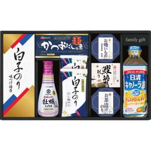 父の日 ギフト 調味料セット キッコーマンしょうゆ＆白子のり食卓詰合せKSC-40E 送料無料 内祝い お返し お礼 贈答品 プレゼント セット 志 お供え 香典返し｜adachinet-giftshop