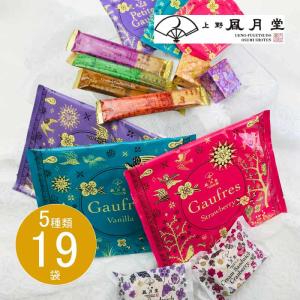 お返し 内祝い ギフト 洋菓子 上野風月堂 ゴーフルアソートFGAS-20  送料無料 あす着く｜adachinet-giftshop