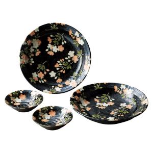 ギフト 和陶器 夕立窯 感謝いっぱい 取皿5枚揃YK451 送料無料 内祝い