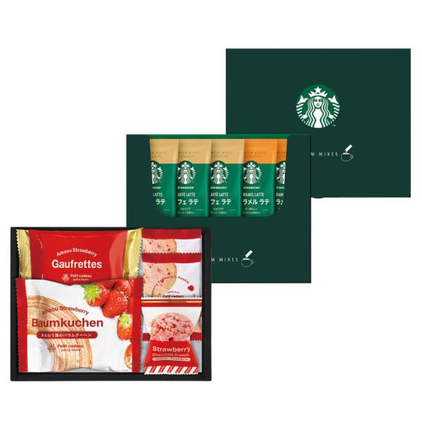 ギフト 母の日 コーヒー スターバックス プレミアムミックスギフト＆スイーツギフトSTB-20FAO...