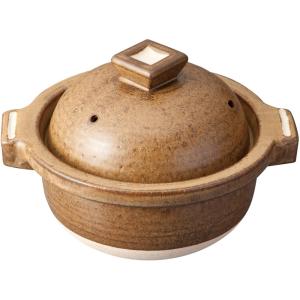 お返し 和陶器 信楽焼 Hangout ごはん鍋 1合用 Hg-6 お礼 お供えの商品画像