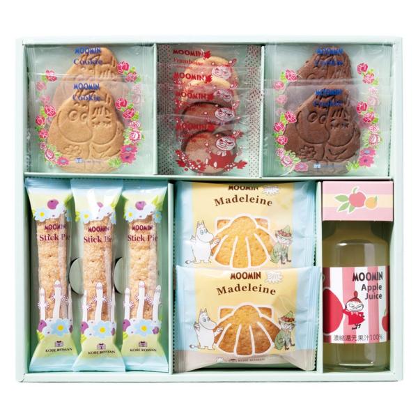 ギフト お中元 洋菓子 ムーミン ジュース＆スイーツセットMS-20R 送料無料 お菓子 詰め合わせ...