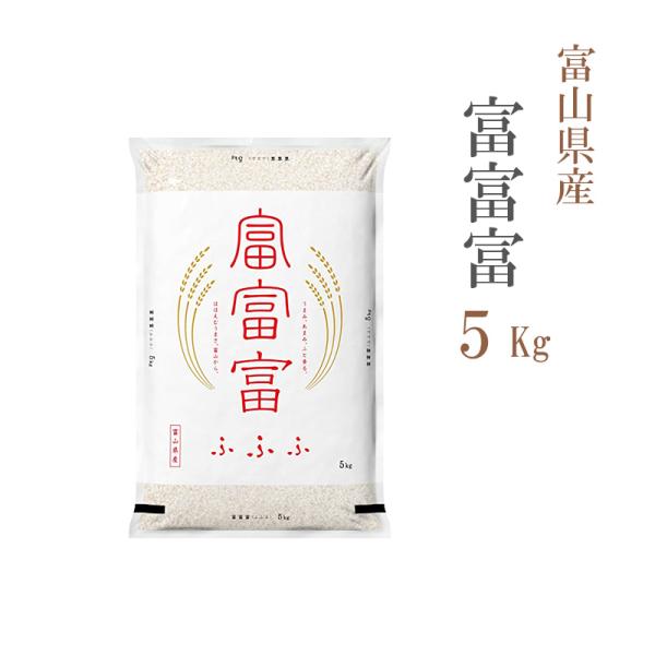 お米 5kg 送料無料 白米 富富富 ふふふ 富山県産 令和5年産 1等米 お米 5キロ 食品