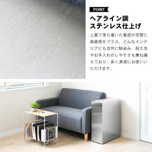 ステンレス ダストボックス 30L キャスター...の詳細画像5