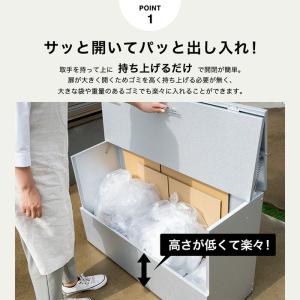 屋外収納庫 ゴミ置き場 大型 スリム ダンボー...の詳細画像3