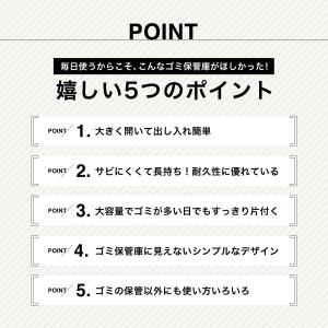 屋外収納庫 大型 スリム ダンボールストッカー...の詳細画像2